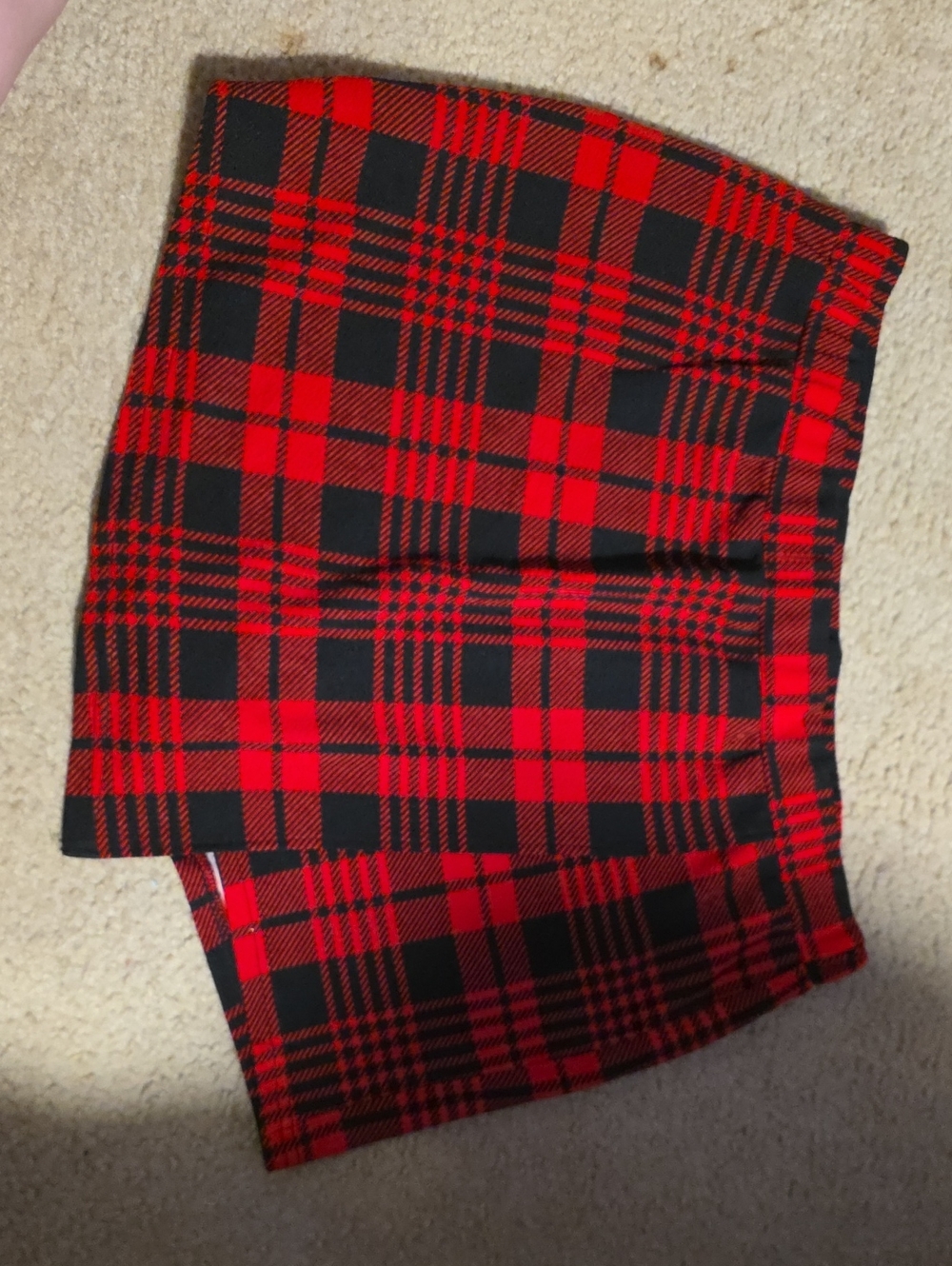Red and Black Plaid Women’s Skort — Classic Plaid Style